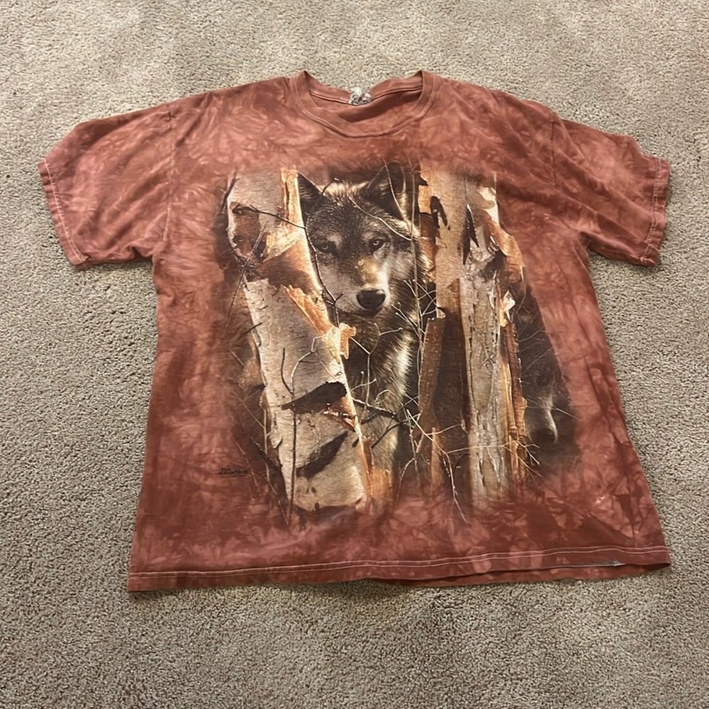 Orange Wolf Mountain Tee